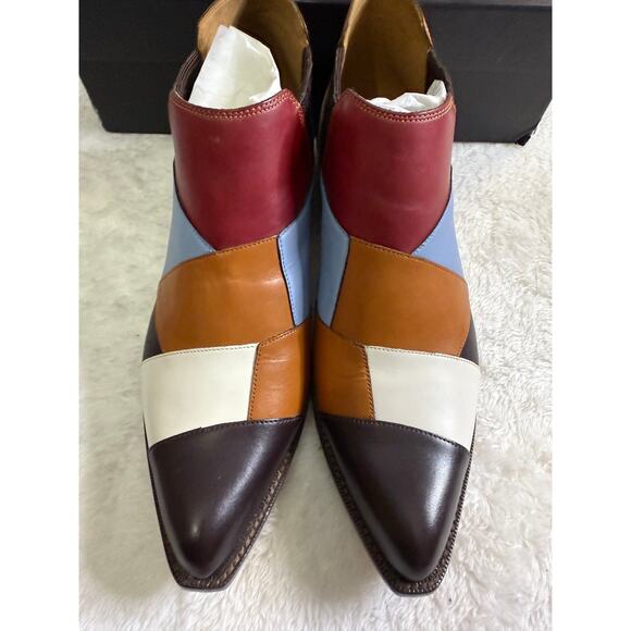 Coach Patchwork Bandit Bootie Leather Womens New in Box Size 9.5 - Picture 2 of 8